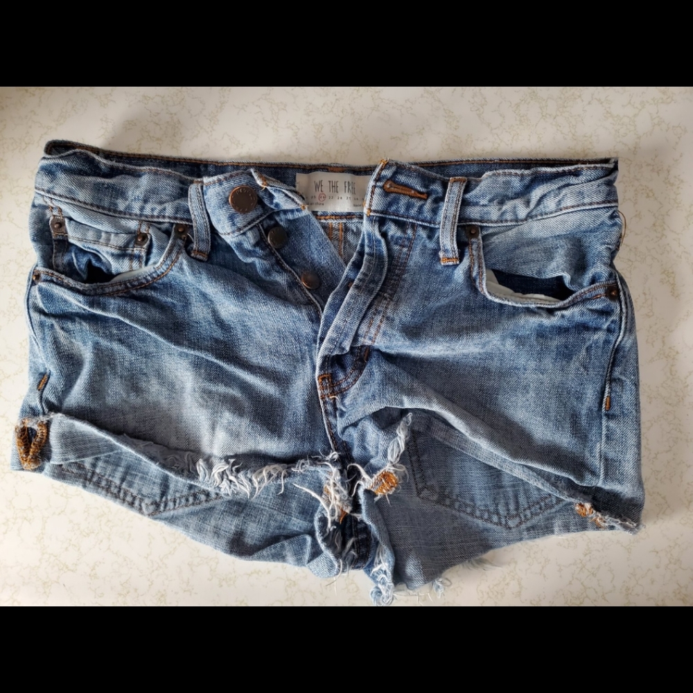 Free People Denim Shorts